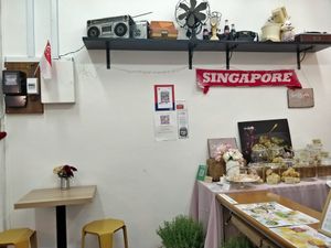 Restaurant interior at Cheryl Scones in Central Singapore
