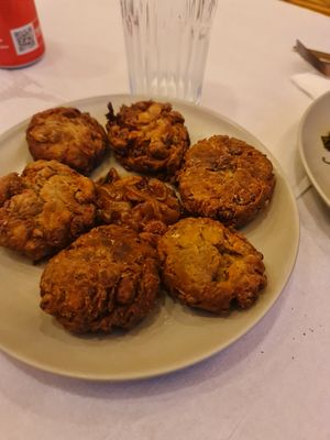 Pea croquettes at Vakhos Taverna - Βάκχος Ταβέρνα in Delphi