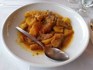 Potato Stew at Vakhos Taverna - Βάκχος Ταβέρνα in Delphi