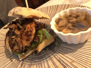 Vegan Burger at Pizzaiolo in Lloret De Mar