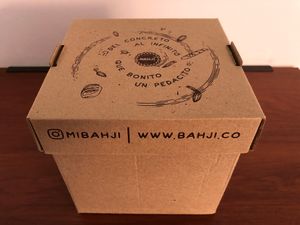 Caja de Brownies / Brownies Box at Bahji Bakery Rosales in Bogota