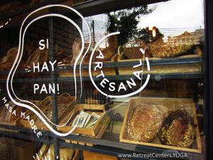 Outside view at Bahji Bakery Rosales in Bogota