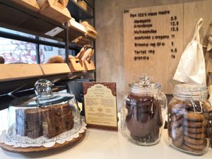 The Chocolate cookies are delicious at Bahji Bakery Rosales in Bogota