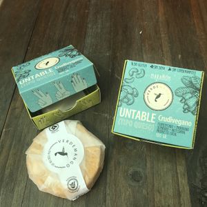 Queso madurado de nueces, Crudivegano  at Verde Mango in Bogota