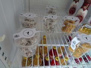 raw vegan truffles- a dream! at Verde Mango in Bogota