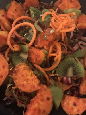 Ensalada de zanahoria con higos at Verde Mango in Bogota