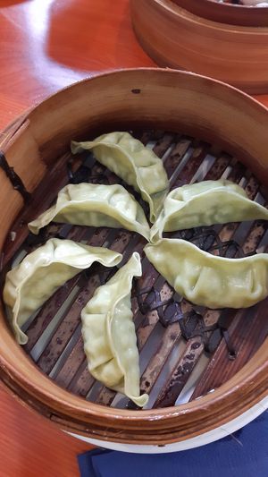 vegetable dumplings at M&L Chinese in Dublin