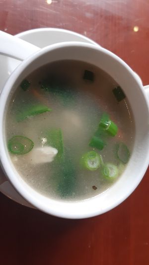 veg soup at M&L Chinese in Dublin