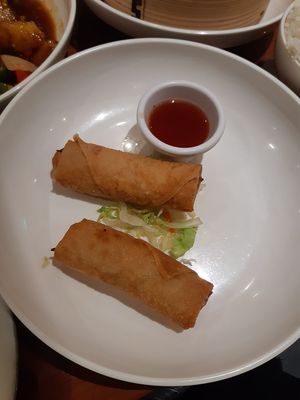 Spring rolls at M&L Chinese in Dublin