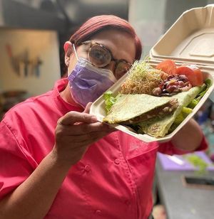 Vegan Dish at Antojitos Veganos in Bayamon