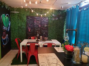 interior at Antojitos Veganos in Bayamon