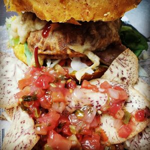 vegan dish at Antojitos Veganos in Bayamon