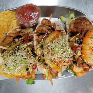 vegan dish at Antojitos Veganos in Bayamon