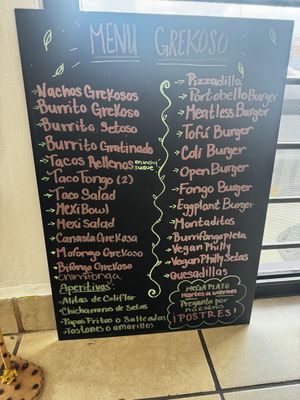 Menú  #Veganuary at Antojitos Veganos in Bayamon