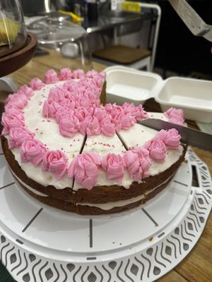 Pumpkin cake  #Veganuary at Antojitos Veganos in Bayamon