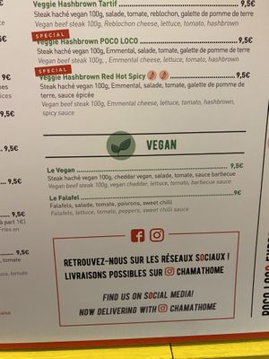 Two main vegan options at Poco Loco in Chamonix-mont-blanc
