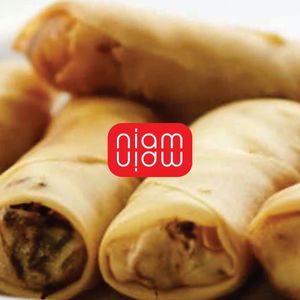 spring rolls with vegetables at Niam Niam in Ljubljana