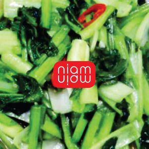 stir fry vegetables with soy sauce at Niam Niam in Ljubljana