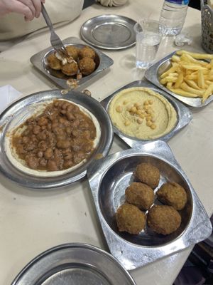 All this and salad and drinks for less than $5   at Mohamed Ahmed in Alexandria