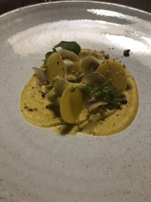Pumpkin tortellini - was so delicious  at Bellies in Stavanger