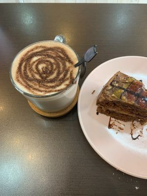 Hot chocolate  at Moko Veggie Café - Alvalade in Lisbon