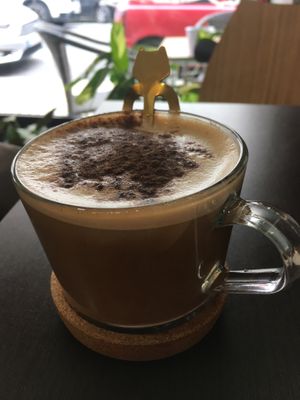 Cappuccino  at Moko Veggie Café - Alvalade in Lisbon