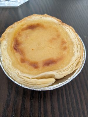 Free pasteis de nata at Moko Veggie Café - Alvalade in Lisbon