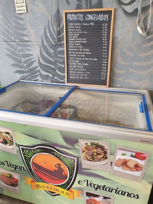 Freezer box at Moko Veggie Café - Alvalade in Lisbon