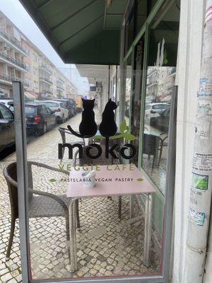 Outside  at Moko Veggie Café - Alvalade in Lisbon