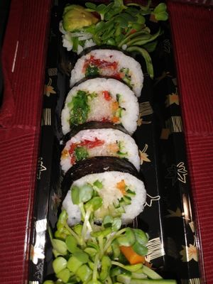Veggie roll at Oshima Sushi in Sioux Falls