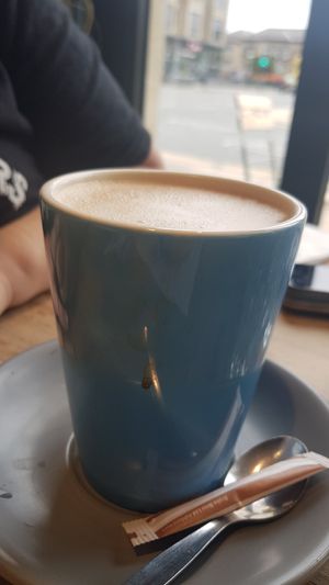 Latte at Farmhouse in Harrogate