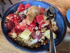 Açai bowl at Farmhouse in Harrogate