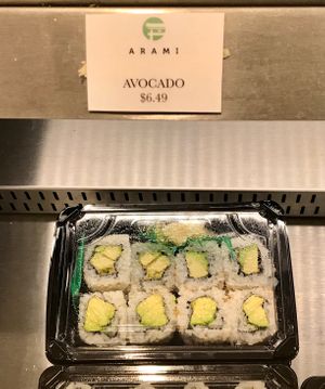 Avocado Rolls at MDW - Arami - TA in Chicago