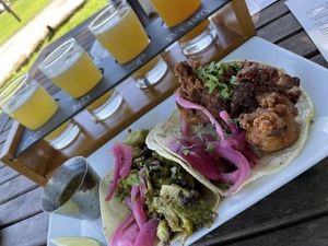 Tacos at Woodstock Brewing in Phoenicia