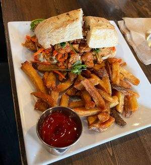 Great food, beer, atmosphere, and views from this locations. Great time!   at Woodstock Brewing in Phoenicia