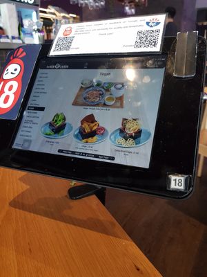 Order through IPad, easy and quick service. at Ramen Zundo in Chatswood