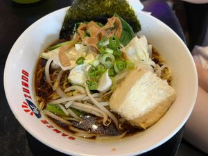 Vegetarian soy ramen (not vegan due to its cooking companions)  at Ramen Zundo in Chatswood
