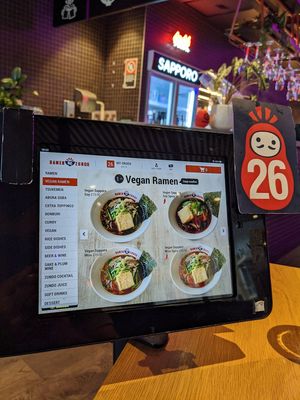 Some other vegan ramen options at Ramen Zundo in Chatswood