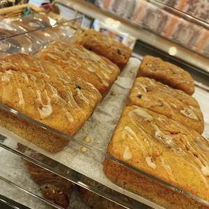 Carrot cake bars at Bloom Cafe in Staten Island