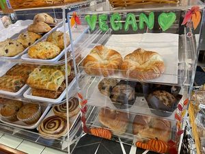 Vegan and non vegan cafe at Bloom Cafe in Staten Island