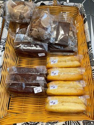 Some desserts at Bloom Cafe in Staten Island