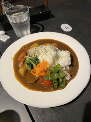 Curry  at Vegetable Dishes OKI @ IMU Hotel in Kyoto