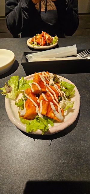 Spicy marinated tofu at Vegetable Dishes OKI @ IMU Hotel in Kyoto