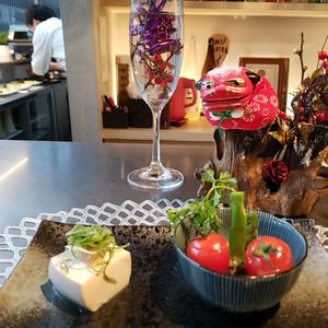 Vegan course cuisine at Vegetable Dishes OKI @ IMU Hotel in Kyoto