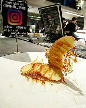 Carameled apple. at Vegetable Dishes OKI @ IMU Hotel in Kyoto