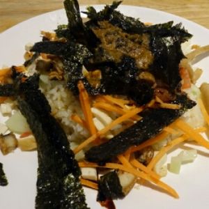 seaweed rice at Zi Zai Vegetarian 自在齋 - Tampines in East Singapore