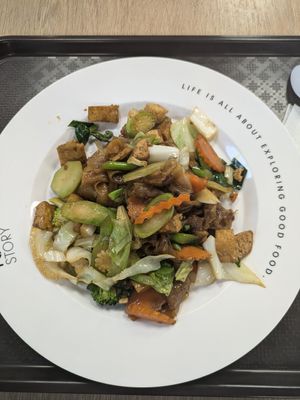 No. 8 at Vegetarian Food Stall - Jewelry Trade Center in Bangkok