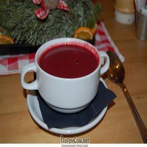 beet soup at Makro 1 in Vienna