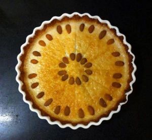 vegan almond pie at Makro 1 in Vienna