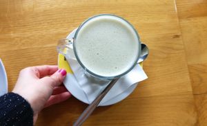 Greg Afula center at Greg Cafe in Afula